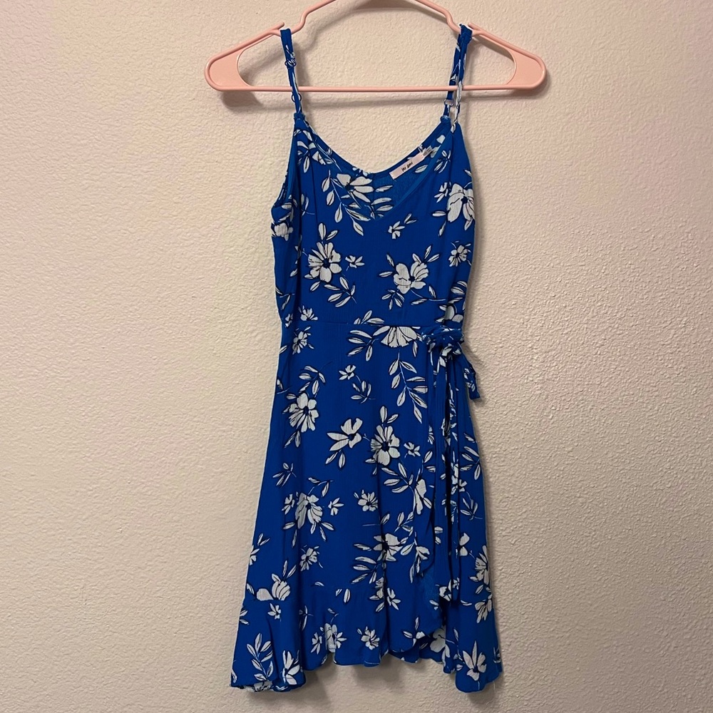 Blue Floral Mini dress